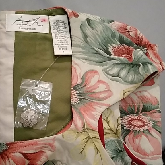 **SOLD** NWD Byron Lars Brocade Garden Sheath Dress, Sz. 4 - Picture 9 of 13